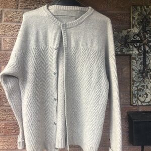 Lambswool cardigan
